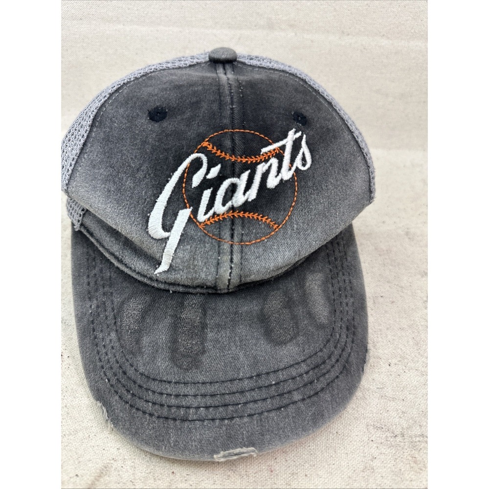 San Francisco Giants Mesh  Gray One Size Adjustable